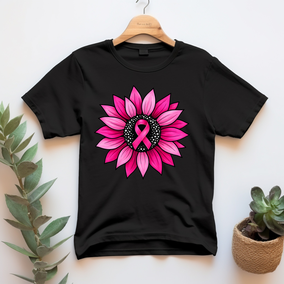 Pink Sunflower Breast Cancer Awareness Sweatshirt β Support Hope & Strength Crewneck β October Awareness Gift for Women