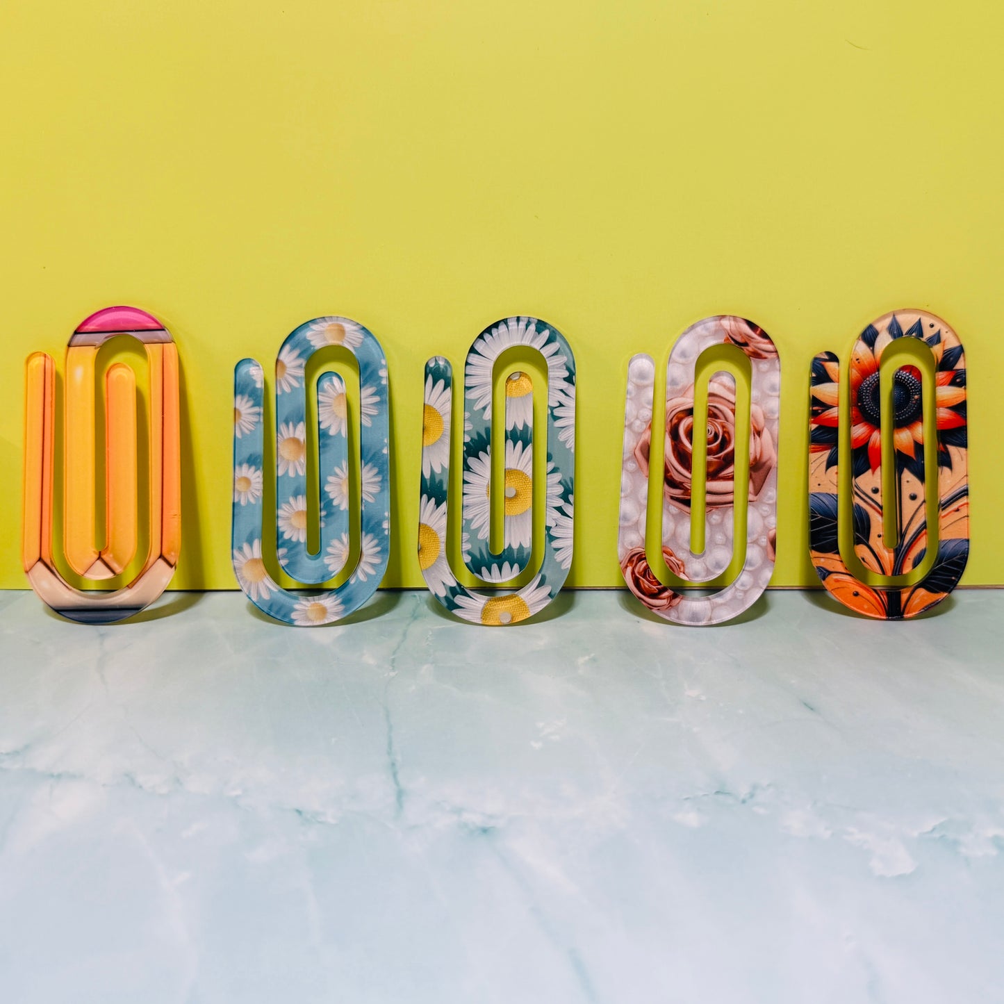 Sublimated Jumbo Paper Clips β Cute & Functional Page Markers