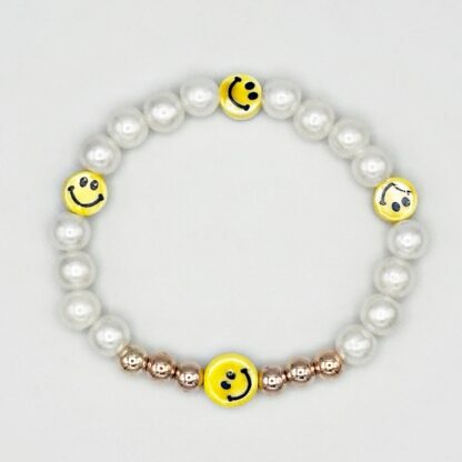 All the Smiles Pearl Beaded Bracelet