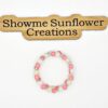 Cotton Candy Memory Wire Bracelet