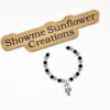 Jackie Skellington Memory Wire Charm Bracelet